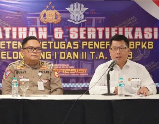 Korlantas Polri Gandeng LSP Uji Sertifikasi Kompetensi Petugas Penerbit BPKB