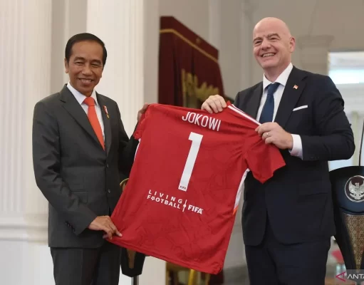 Presiden FIFA Infantino, Ucapkan Terima Kasih kepada Presiden Jokowi dan Erick Thohir