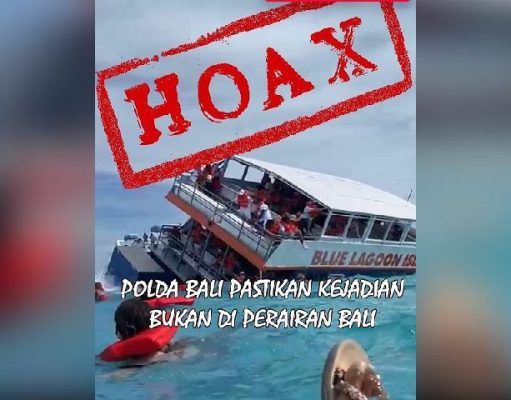 Vidio Viral Kecelakaan “Kapal Blue Lagoon” Dipastikan Tidak Terjadi Di Wilkum Polda Bali