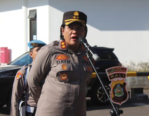 Kapolres Bandara Ngurah Rai AKBP Ida Ayu Wikarniti Ingatkan Anggotanya Selalu Netral dalam Pemilu 2024