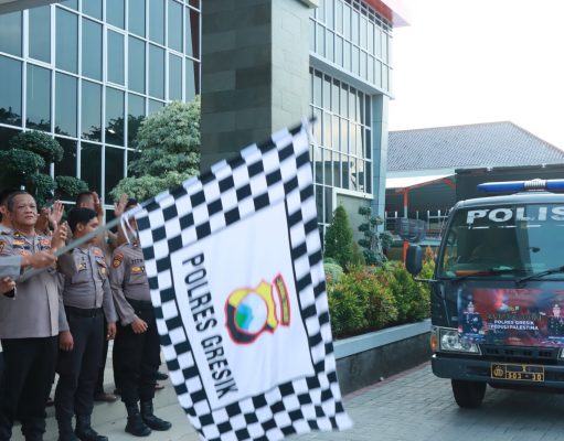 Polres Gresik Kirim Bantuan Kemanusiaan untuk Korban Konflik di Palestina