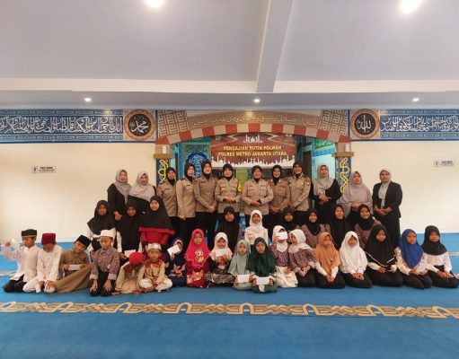 Polres Metro Jakarta Utara Pembinaan Rohani dan Mental Terpadu Zoom Meeting dari Masjid Al Kauthsar Polda Metro Jaya