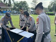 Anggota Polwan Polres Bangka Kompol Ayu Kusumaningrum Resmi Jabat Wakapolres