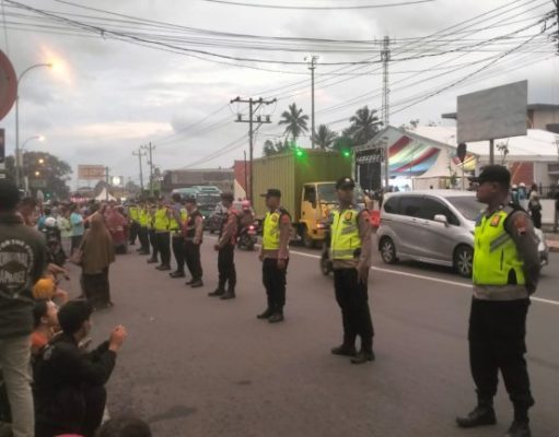 Polres Salatiga Sterilkan Lokasi Areal Terminal Salatiga Yang Akan Diresmikan Presiden RI Ir.H.Jokowi