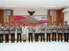 Sejumlah Perwira Jajaran Polrestabes Semarang Resmi Dilantik Kapolrestabes Di Aula Mapolrestabes