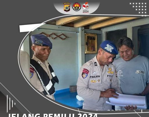Jelang Pemilu 2024, Dit Polairud Polda Maluku Rutin Patroli Perairan