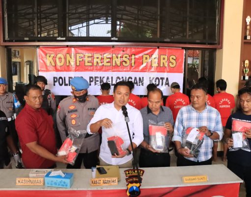 Komitmen Berantas Penyalahgunaan Narkoba, Polres Pekalongan Kota Tangkap 7 Orang