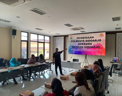 Polresta Sidoarjo Gandeng Netizen Siap Tangkal Hoaks di Masa Kampanye Pemilu