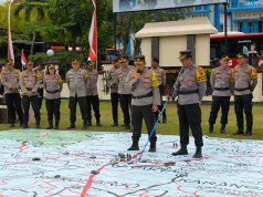 Gelar Tactical Floor Game ; Ops Aman Bacuya Satgaspamwil Jateng Perkuat Strategi Pengamanan