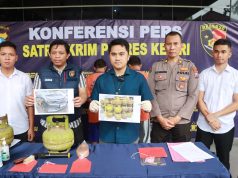 Tim Resmob Sareskrim Polres Kediri Berhasil Ringkus Komplotan Pencuri Tabung Gas