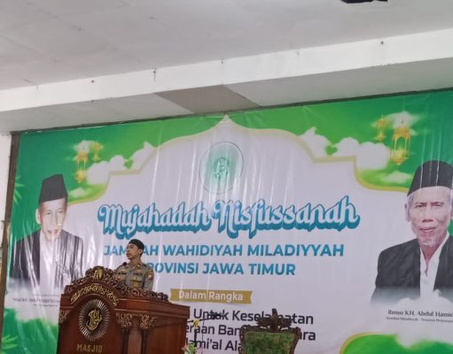 Kapolsek Dlanggu Cooling System Bersama Pengamal Sholawat Doakan Pemilu 2024 Damai