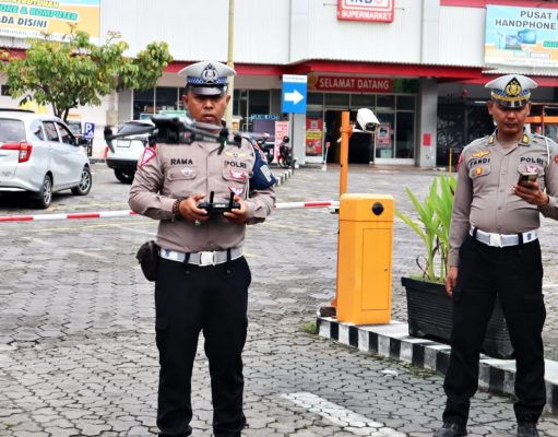 Asistensi dan Sosialisasi Penegakkan Hukum Pelanggaran Lalulintas Dengan ETLE Drone