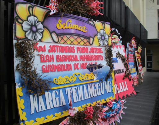 Banjir Karangan Bunga Apresiasi dari Masyarakat : Kinerja Dit Reskrimum Polda Jateng luar biasa