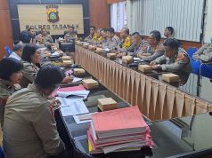 Wakapolres Tabanan Dampingi Itwasda Kegiatan Operasi Mantap Brata dan Pembangunan Rumah Dinas Satpas