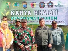 Jaga Kelestarian Alam, Kodim 0808/Blitar Laksanakan Karya Bakti Penanaman Pohon
