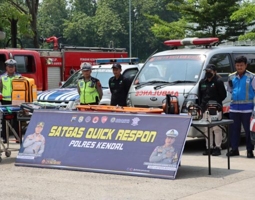 Apel Satgas Quick Respon Polres Kendal, Tindak Cepat Tangani Laka Lantas