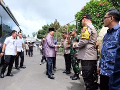 Polresta Blitar Terjunkan Ratusan Personel Amankan Kunjungan Presiden ke-6 RI ke Blitar