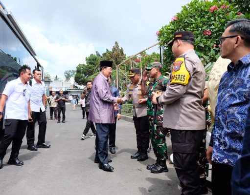 Polresta Blitar Terjunkan Ratusan Personel Amankan Kunjungan Presiden ke-6 RI ke Blitar
