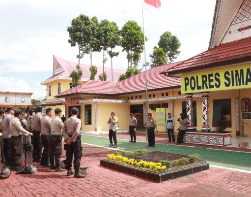 Polres Simalungun Gelar Pelatihan Pengendalian Massa Jelang Pemilu 2024, Tidak ada Hari Tanpa Latihan