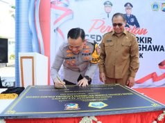 Tingkatkan Layanan, Kapolres Gresik Resmikan Gedung Parkir Wicaksana Laghawa di Mapolres Gresik