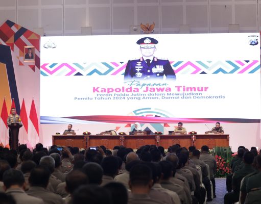 Rakor Forkopimda, Kapolda Jatim Sampaikan Kesiapan Pengamanan Pemilu 2024