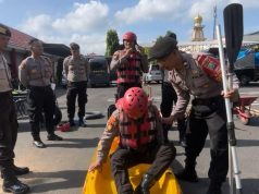 Musim Hujan Tiba, Polres Blitar Siapkan Personel dan Peralatan Penanganan Bencana
