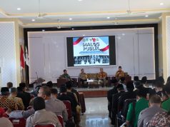 Polres Nganjuk Memperkuat Sinergi dengan Masyarakat dan Tokoh Agama dalam Dialog Publik Menjelang Pemilu 2024