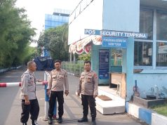 Polres Gresik Intesifkan Pengamanan Gudang Logistik KPU dan Perusahaan Pembuatan Surat Suara