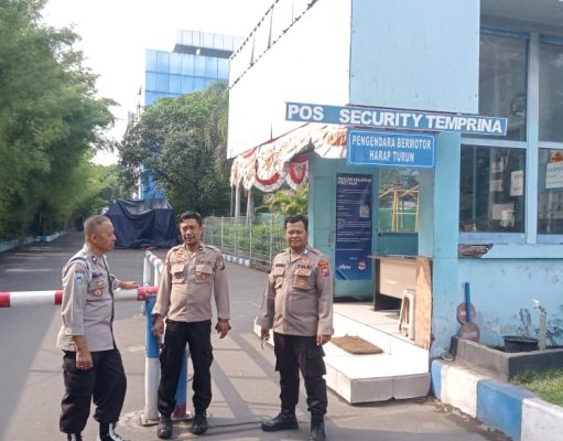 Polres Gresik Intesifkan Pengamanan Gudang Logistik KPU dan Perusahaan Pembuatan Surat Suara