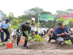 Peduli Kelestarian Alam, Kodim 0808/Blitar Gelar Karya Bakti Penanaman Pohon