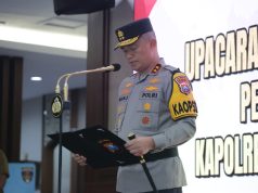 Kapolda Jatim Pimpin Sertijab PJU dan Kapolres Jajaran