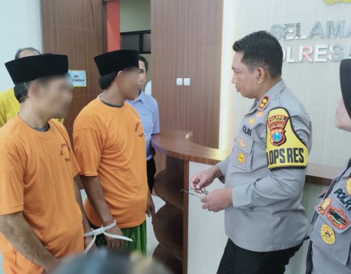 Polres Bangkalan Berhasil Amankan Dua Tersangka Pencurian Sapi di Galis