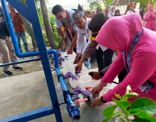 Bakti Kemanusiaan Untuk Negeri, Batalyon Tantya Sudhirajati Bangun Sumur di Ngawi