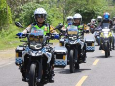 Harkamtibmas Jelang Nataru Polres Tulungagung Gelar Patroli Motor di JLS