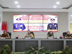 Rakor Lintas Sektoral Dalam Rangka Pengamanan Ops Lilin Semeru 2023 di Wilayah Kabupaten Tulungagung