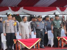 Dandim 0808/Blitar Hadiri Apel Kesiapsiagaan Dan Pengukuhan Satlinmas Kota Blitar