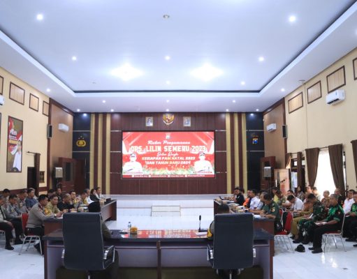 Rakor Lintas Sektoral Operasi Lilin Semeru Digelar, Polresta Blitar Bahas Pengamanan Jelang Nataru