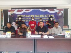 Jelang Nataru Polda Jateng Musnahkan Barang Bukti Hasil Sitaan KRYD