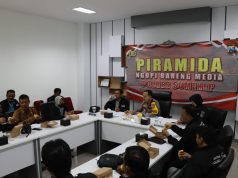 Pupuk Sinergitas Bersama Media, Polres Sumenep Gelar Piramida