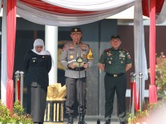 Kapolda Jatim Pimpin Apel Gelar Pasukan Operasi Lilin Semeru 2023