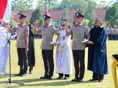 Kapolda Jateng Pimpin Penutupan Diktukba Polri ; 726 siswa dilantik Menjadi Anggota Polri di SPN Purwokerto