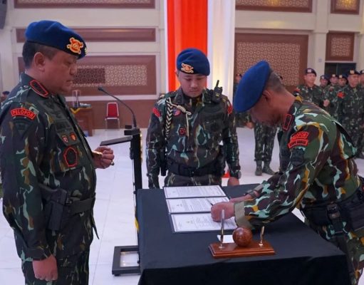 Korbrimob Polri Gelar Upacara Pelantikan Komandan Detasemen Markas