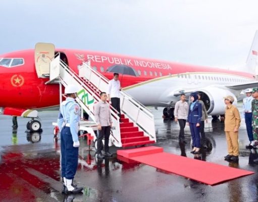 Kapolda NTT Menyambut Kedatangan Presiden RI Dalam Rangka Kunjungan Kerja di Labuan Bajo