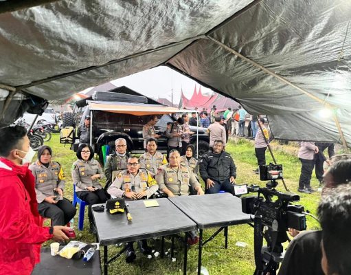 Posko Media Center Erupsi Gunung Marapi Sumatera Barat