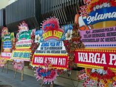 Amankan 8 Debt Collector, Polda Jawa Tengah Dipenuhi Karangan Bunga