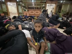 Sebanyak 135 Pengungsi Rohingya di Kantor Gubernur Aceh dipindahkan Ke Scout Camp Pramuka