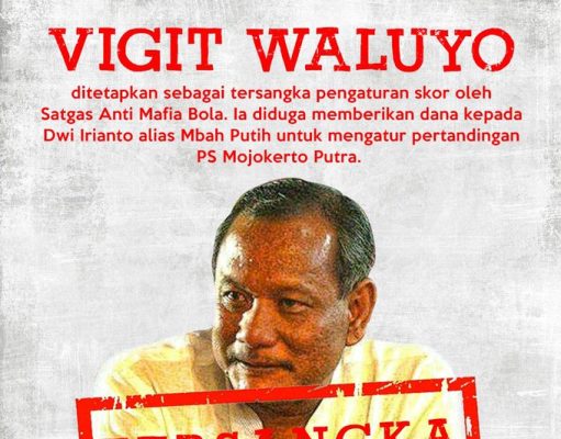 Kasus Match Fixing, Kapolri Sebut Vigit Waluyo Sebagai Aktor Intelektual Pengaturan Skor Liga 2 Indonesia