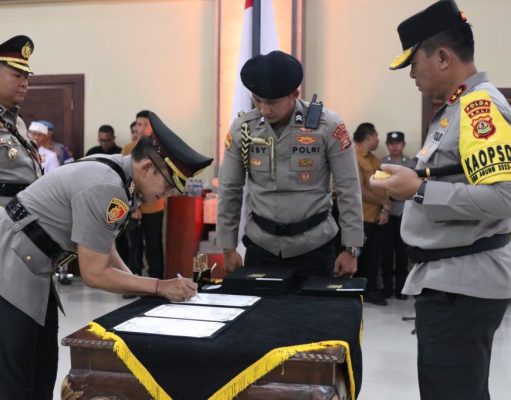 Kapolda Bali Pimpin Sertijab PJU Polda Bali