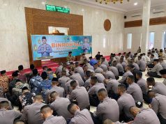 Perkuat Keimanan dan Ketakwaan Personil, Polres Tulungagung Menggelar Binrohtal