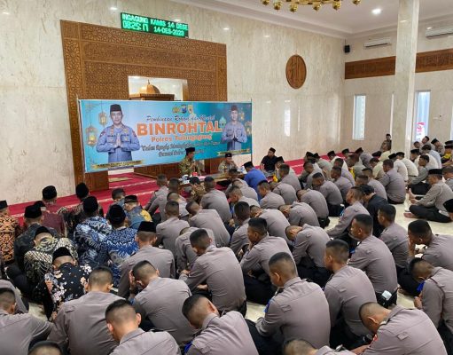 Perkuat Keimanan dan Ketakwaan Personil, Polres Tulungagung Menggelar Binrohtal